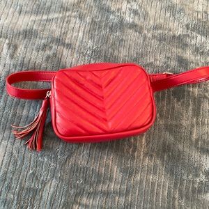 Red cute Fanny pack purse